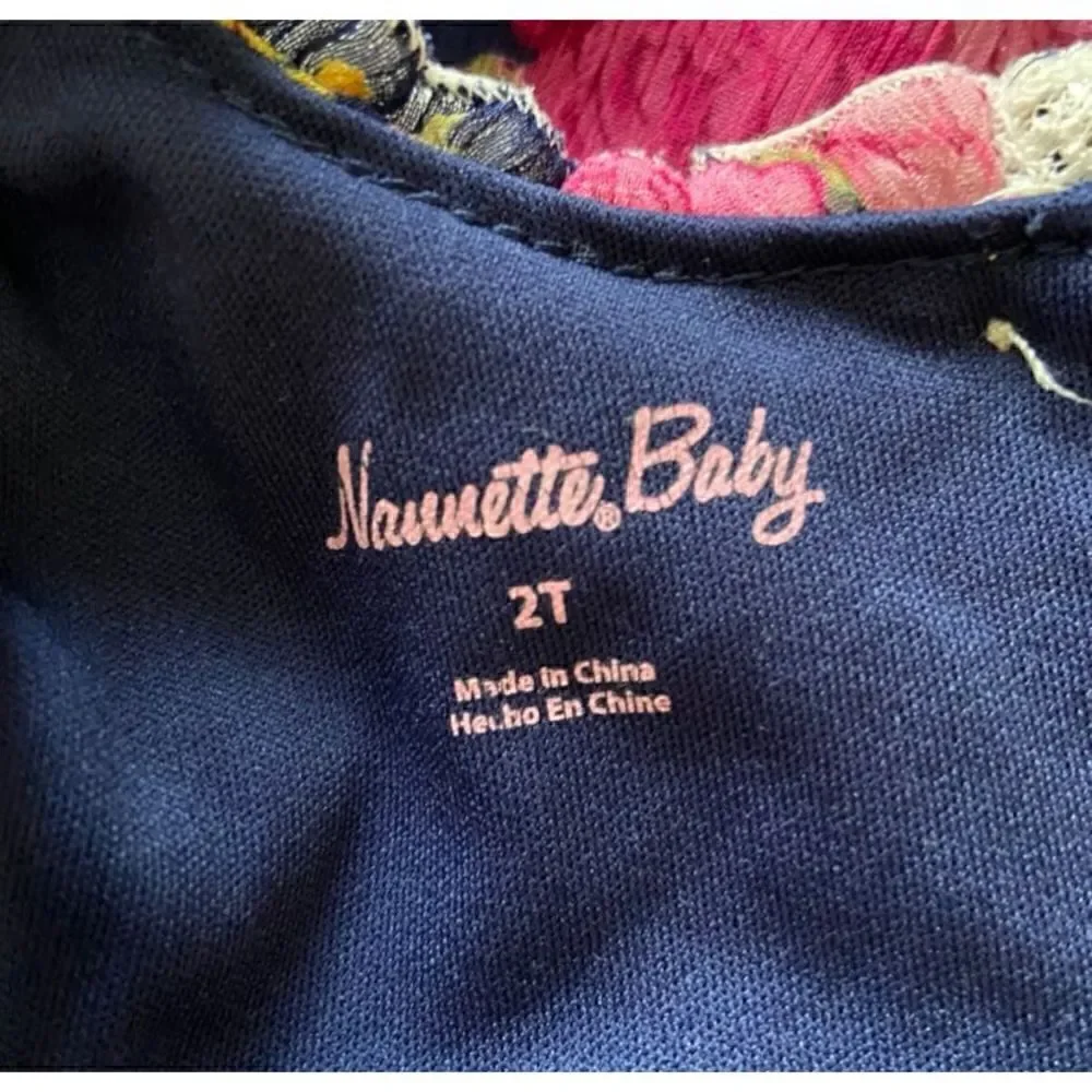 Nannette Baby Toddler Girl Floral Chiffon